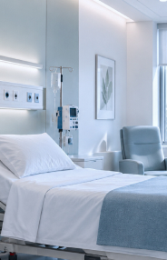 Comfortable rooms for clinical research participants